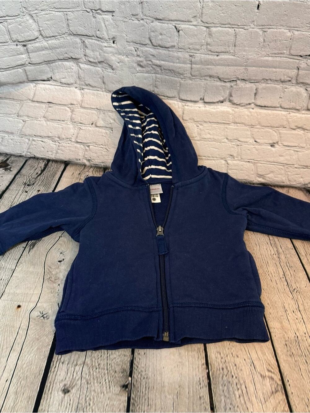Hanna Andersson Navy Baby Hoodie
